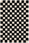 Shepherd's Glen Wool Collection Area Rug - Reykjavik Rectangle Black and White  lifestyle 2