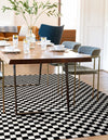 Shepherd's Glen Wool Collection Area Rug - Reykjavik Rectangle Black and White  lifestyle 5