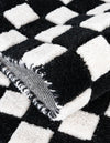 Shepherd's Glen Wool Collection Area Rug - Reykjavik Rectangle Black and White  lifestyle 3