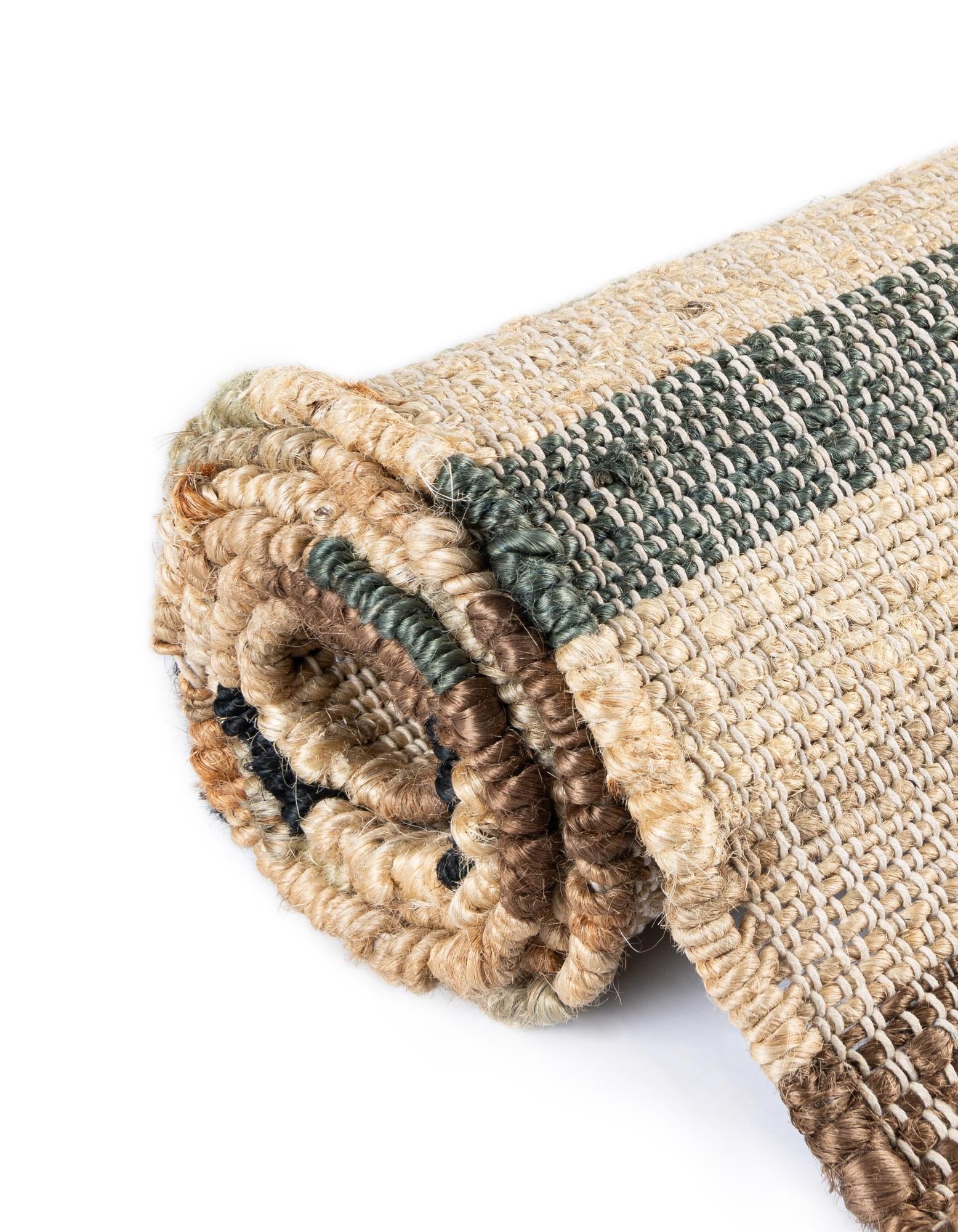 Benares Handwoven Jute Collection Area Rug -  Varanasi