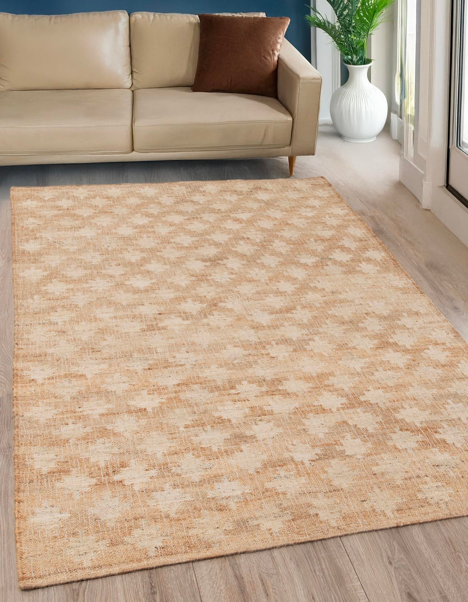 Benares Handwoven Jute Collection Area Rug -  Bodhi