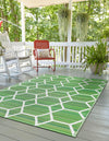 Serene Bay Outdoor Collection Area Rug -  Harbor Rectangle Green  lifestyle 19