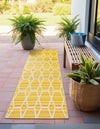 Serene Bay Outdoor Collection Area Rug -  Harbor Runner Yellow  lifestyle 4